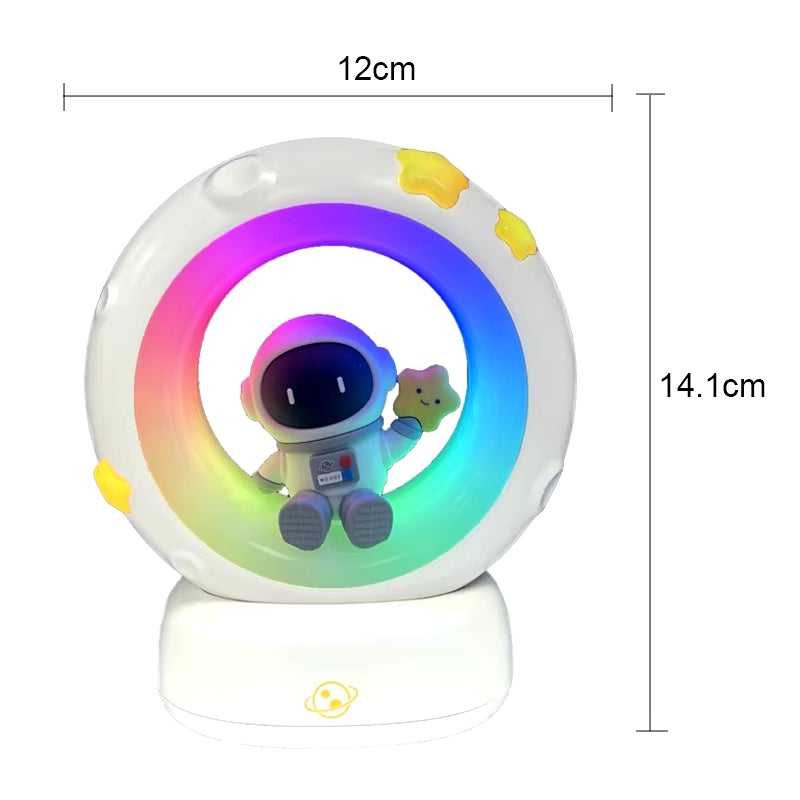 LED Night Light Panda Astronaut Bedside Sleeping Night Lights USB Charging Silicone Children Gife Eye Protection Lamp Lighting